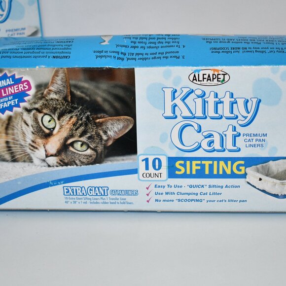 Alfapet Kitty Cat Pan Disposable, Sifting Liners- 20 count + 1 Transfer Liner - - Picture 2 of 3